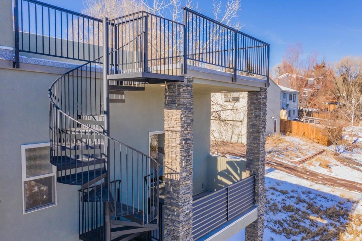 4Bd Home W Rooftop Patio Fire Pit & Mountain Views Colorado Springs Buitenkant foto